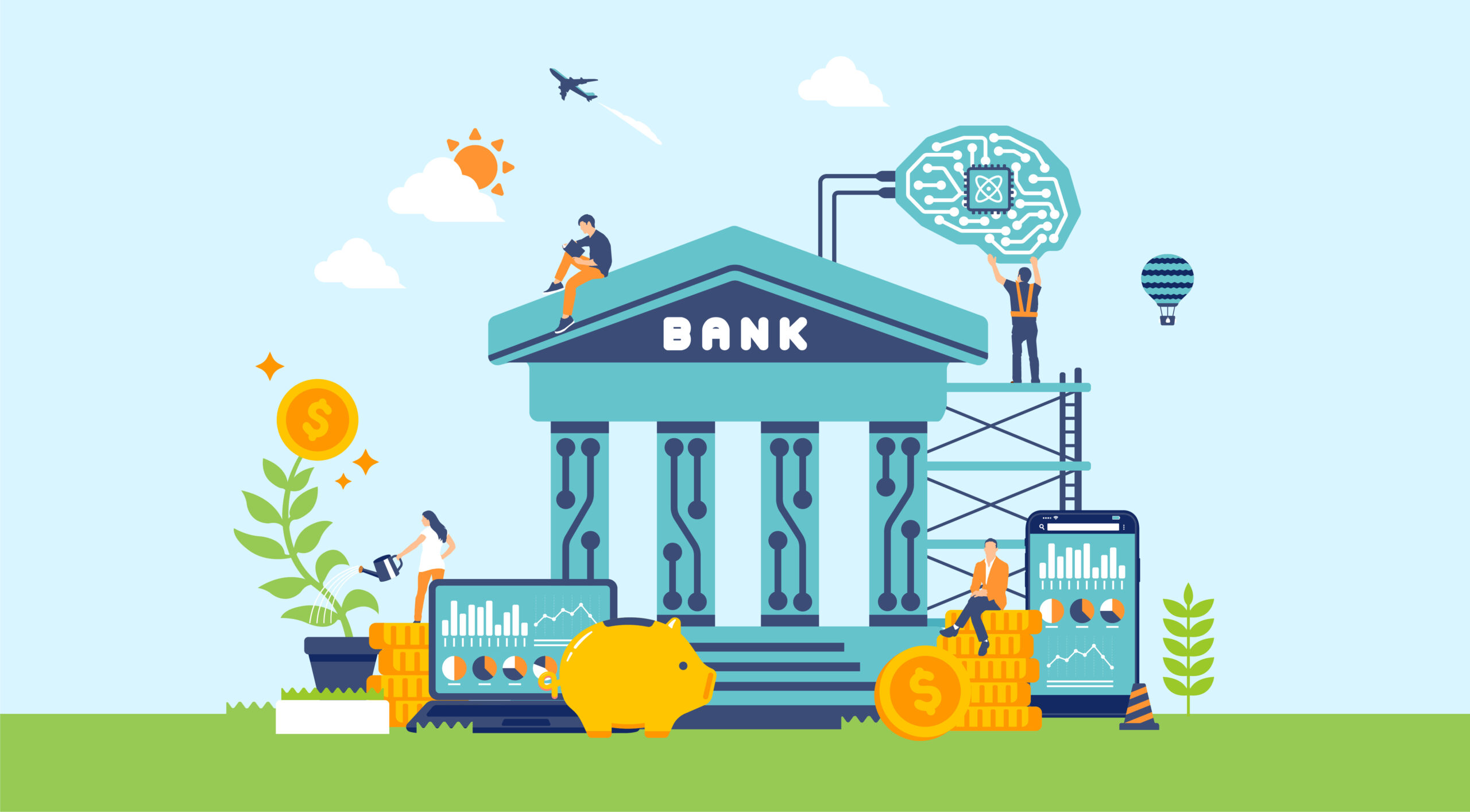 金融DXとは？概要や特徴、実施事例、FinTechとの違いを...